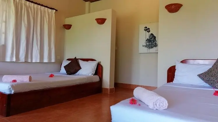 Deluxe Dört Kişilik Oda, 2 Çift Kişilik Yatak, Bahçe Manzaralı