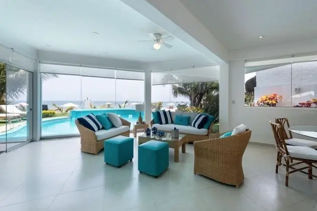 Family Apart Daire, 3 Yatak Odası, Sigara İçilmez, Plaj Manzaralı (1)