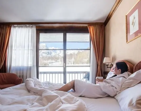 Romantic Tek Büyük veya İki Ayrı Yataklı Oda