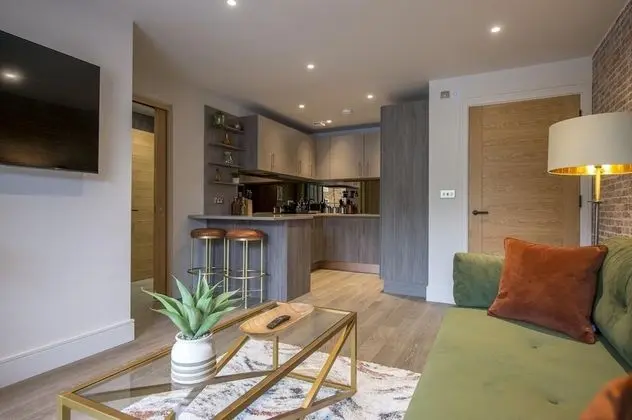 City Apart Daire, Banyolu/Duşlu, Şehir Manzaralı (Apt 3 - Minster view)