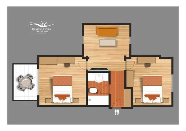 Bahçe Aile Relax Havuz (3 Odalı) Kroki