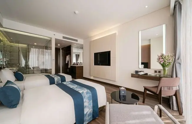 Deluxe İki Ayrı Yataklı Oda, Kısmi Deniz Manzarası