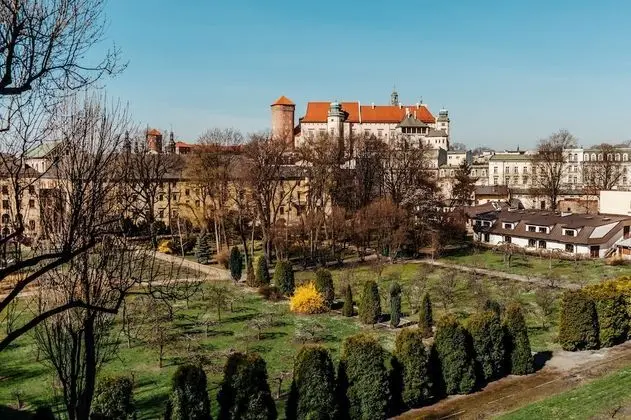 Deluxe Tek Büyük veya İki Ayrı Yataklı Oda, Balkon, Bahçe Manzaralı