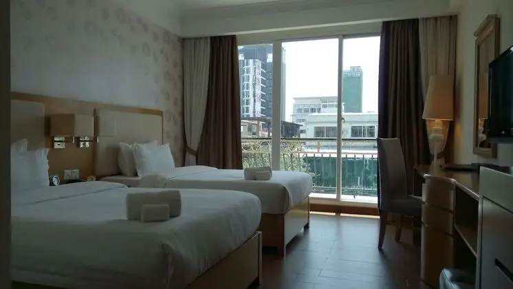 Business İki Ayrı Yataklı Oda, 1 Yatak Odası, Banyolu/Duşlu, Şehir Manzaralı