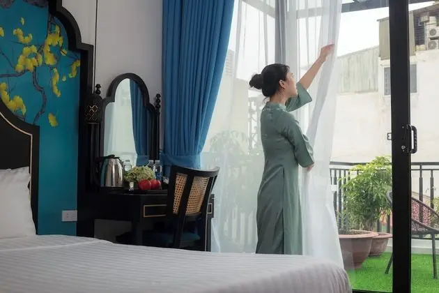 Premium Tek Büyük Yataklı Oda, 1 Yatak Odası, Veranda, Şehir Manzaralı