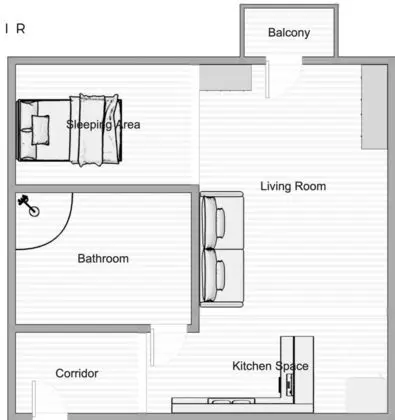 Comfort Apart Daire, 1 Yatak Odası