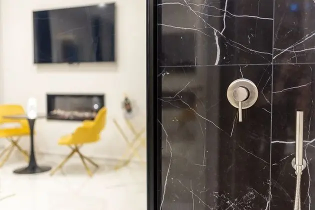 Oda, 1 Yatak Odası, Şömine