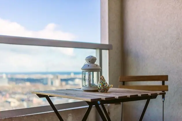 Deluxe Apart Daire, Birden Çok Yatak, Sigara İçilmez, Şehir Manzaralı