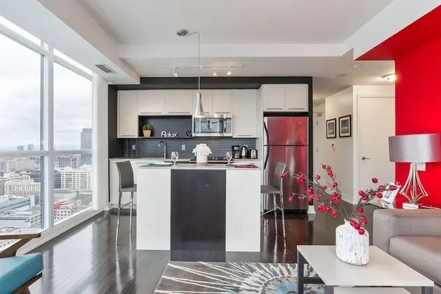 City Daire, 1 Yatak Odası, Mutfak, Şehir Manzaralı