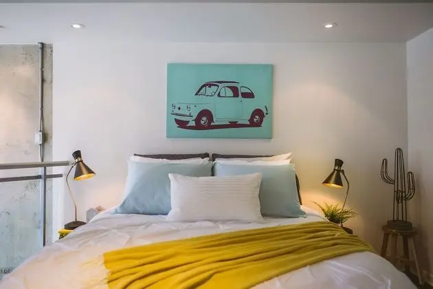 Luxury Çatı Katı (Loft), 1 Yatak Odası, Balkon