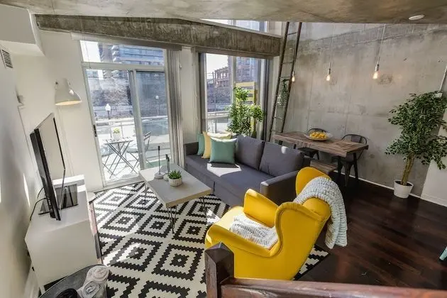 Luxury Çatı Katı (Loft), 1 Yatak Odası, Balkon