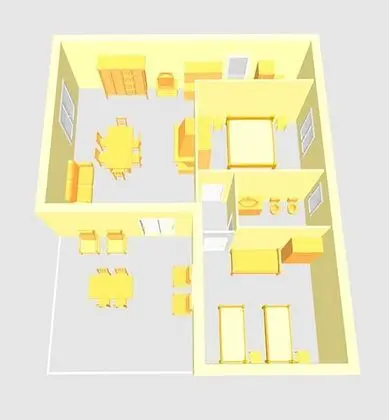 Ev, 2 Yatak Odası, Engellilere Uygun, Sigara İçilebilir