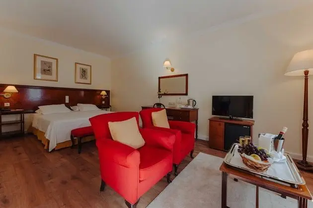 Deluxe Tek Büyük Yataklı Oda, Balkon, Bahçe Manzaralı