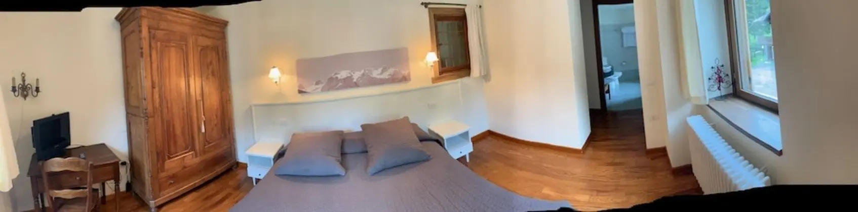 Apart Daire, 1 Yatak Odası, Teras (Trilocale con terrazzo)