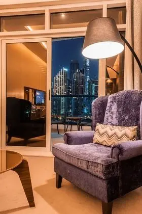 Premium Oda, Balkon (Burj View)