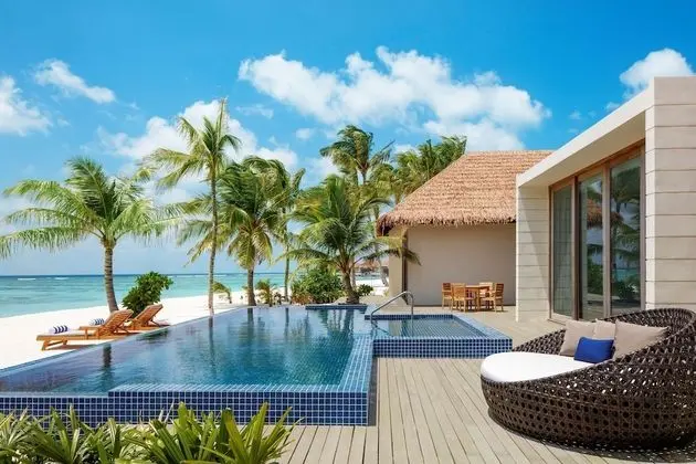 Villa, 2 Yatak Odası, Denize Sıfır (Pool & Sunset View)