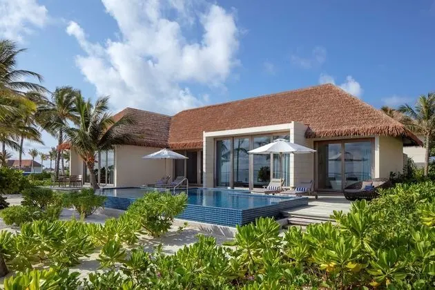 Villa, 2 Yatak Odası, Denize Sıfır (Pool & Sunset View)