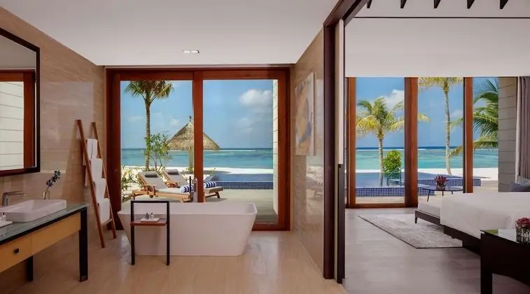 Villa, 2 Yatak Odası, Denize Sıfır (Pool & Sunset View)