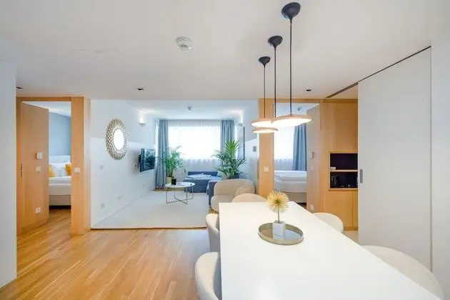 Premium Apart Daire, 2 Yatak Odası, Şehir Manzaralı, Executive Katı (incl. 39€ cleaning fee)