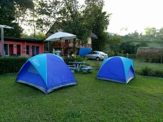 Tent with Shared Bathroom