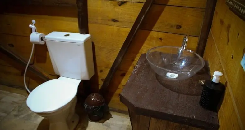 Traditional Kulübe, Özel Banyo