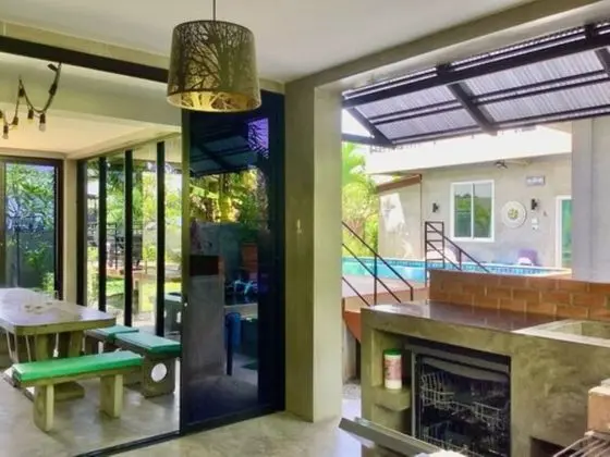 Family pool villa for 16 persons