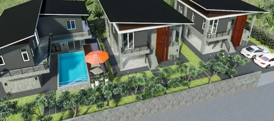 Family pool villa for 16 persons