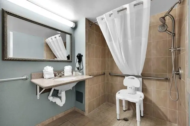 Oda, 1 En Büyük (King) Boy Yatak, Engellilere Uygun, Sigara İçilmez (Mobility, Roll-In Shower)