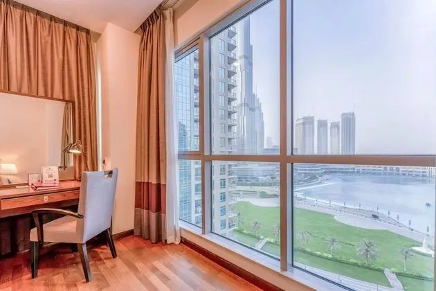 Premium Stüdyo, 1 En Büyük (King) Boy Yatak, Sigara İçilebilir (Burj Khalifa/Fountain View)