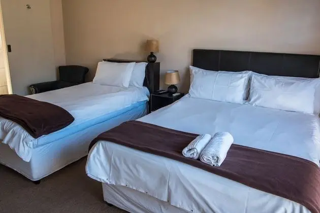 Double & single bed