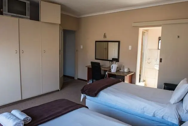 Double & single bed