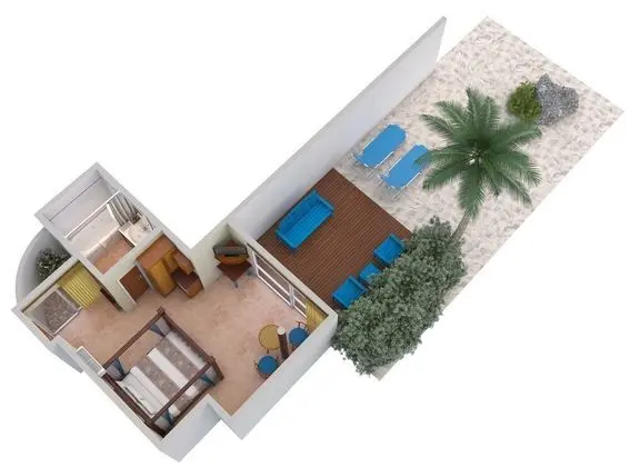 Deluxe Süit, Plaj Kenarı