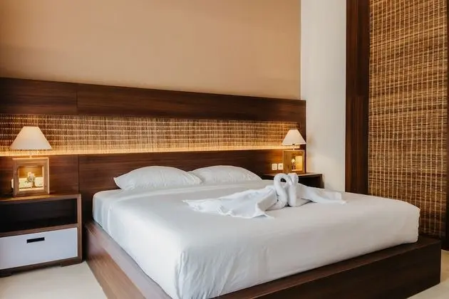 Standard Tek Büyük Yataklı Oda, Balkon, Havuz Manzaralı