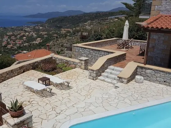 Romantic Villa, 2 Yatak Odası, Kişiye Özel Havuzlu, Deniz Manzaralı