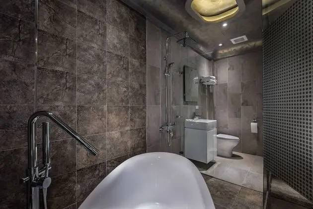 Deluxe Tek Büyük Yataklı Oda, 1 Büyük (Queen) Boy Yatak, Küvet, Şehir Manzaralı (3F)