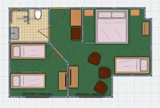 Family Süit, 2 Yatak Odası