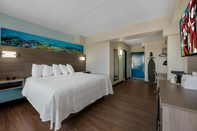 Premium Oda, 1 En Büyük (King) Boy Yatak, Kısmi Deniz Manzarası (Roll-In-Shower, Smoke Free)