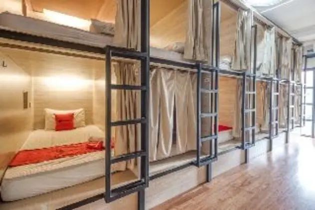 Bed in dormitory