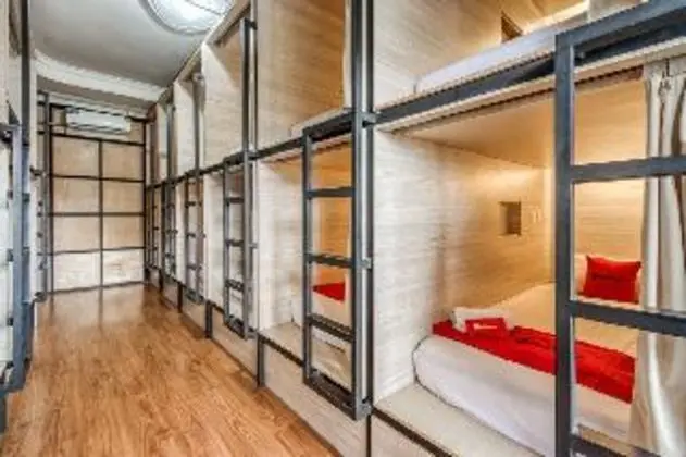 Bed in dormitory