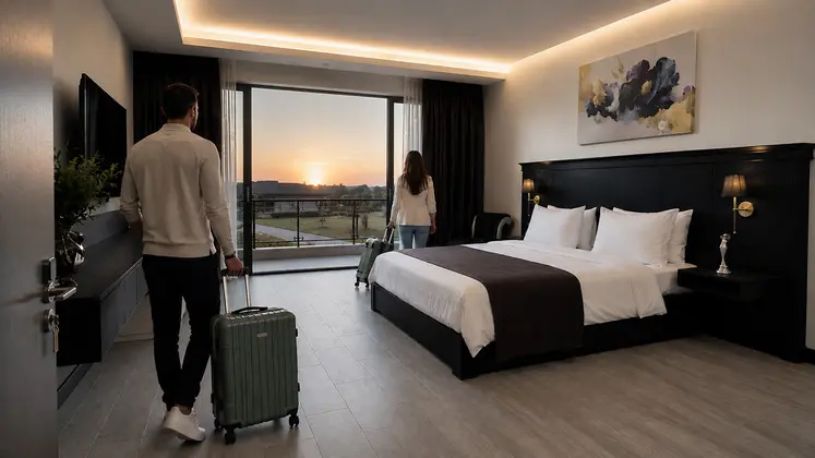 45 M² Geniş Ve Ferah Oda, Queen Yatak Ve Doğa Manzaralı Özel Balkon.