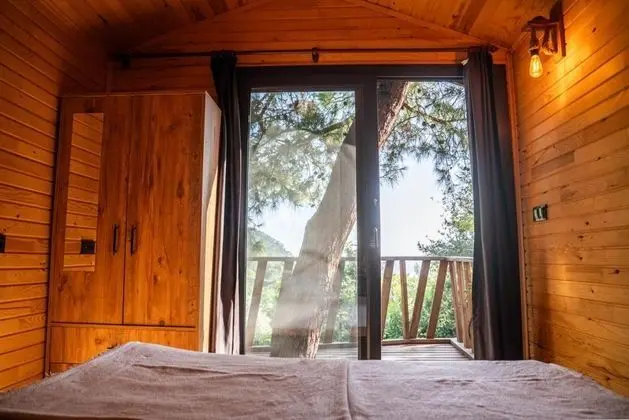 Bungalow, Deniz Manzaralı, Balkon veya Teraslı