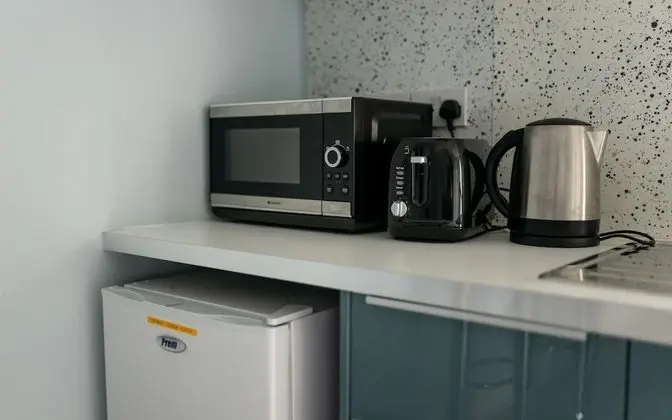 Tek Büyük Yataklı Oda, 1 Çift Kişilik Yatak, Ortak Banyo (Aqua)