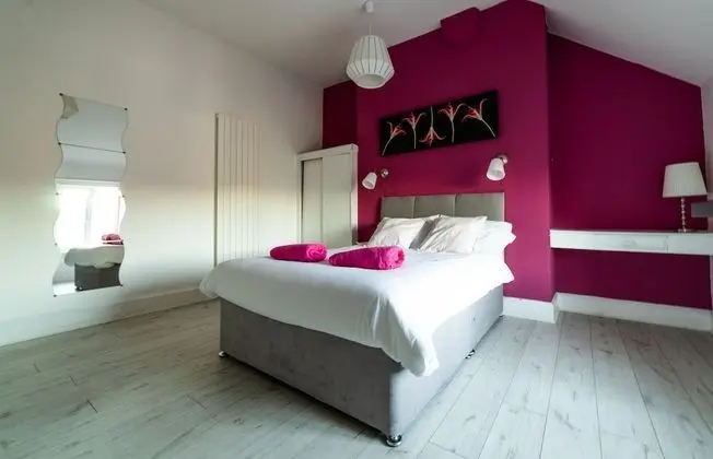 Tek Büyük Yataklı Oda, 1 Çift Kişilik Yatak, Ortak Banyo (Rose)