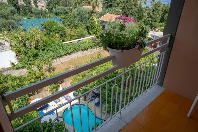 Tek Büyük veya İki Ayrı Yataklı Oda, Havuz Manzaralı