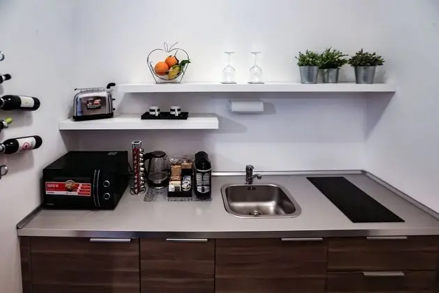 Stüdyo, Banyolu/Duşlu, Bahçe Manzaralı