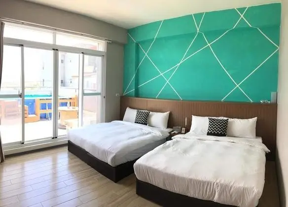 Design Dört Kişilik Oda, 2 Çift Kişilik Yatak, Sigara İçilmez