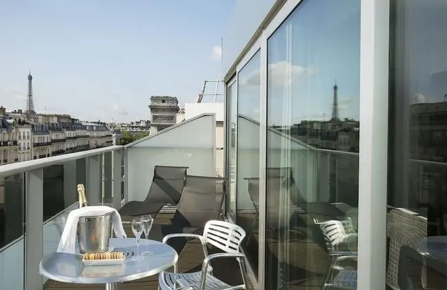 Süit, 1 En Büyük (King) Boy Yatak, Teras, Manzaralı (Paris Sky, Eiffel Tower View)