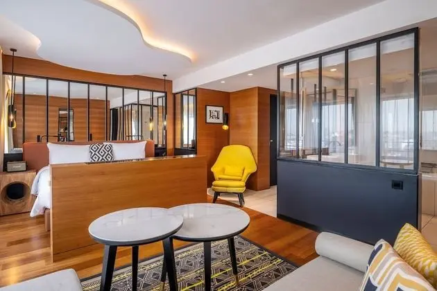 Süit, 1 En Büyük (King) Boy Yatak, Manzaralı (Skyline)