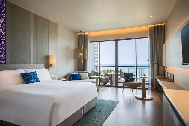 Deluxe Oda, 1 En Büyük (King) Boy Yatak, Balkon, Deniz Manzaralı