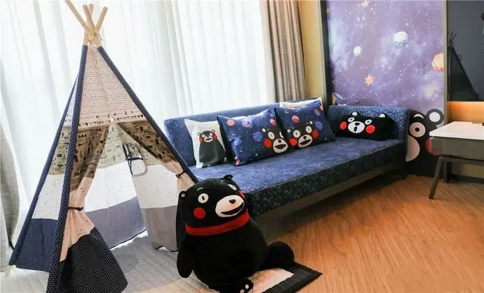 Family Oda, 1 En Büyük (King) Boy Yatak, Şehir Manzaralı